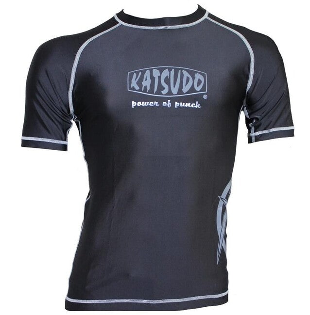 Katsudo Virago Funktionsshirt mit kurzen Ärmeln, schwarz
