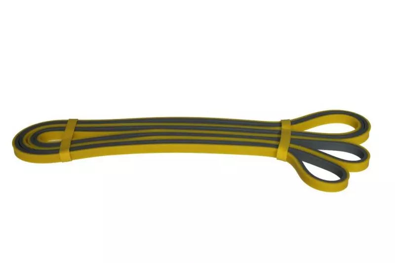 Katsudo Flexband Fitnessband sehr leicht, gelb-grau
