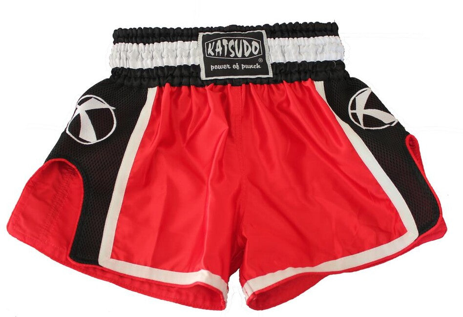 Katsudo Huricane Thai-Boxshorts, rot