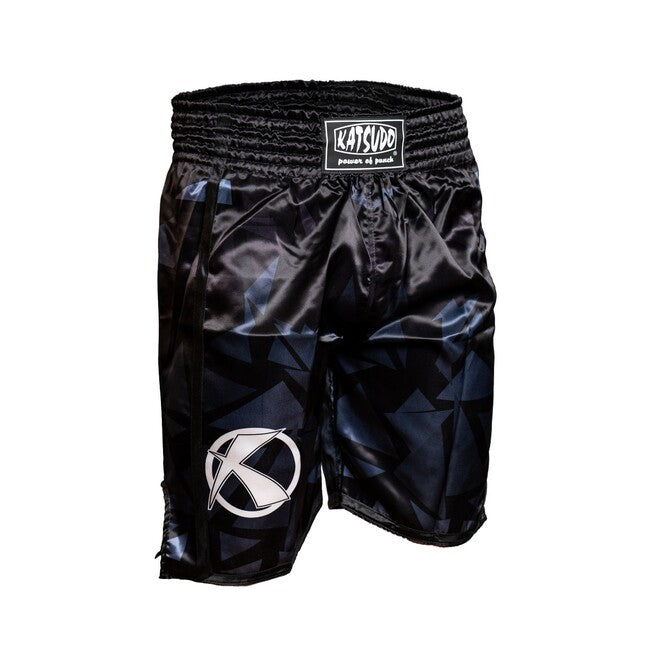Katsudo Fight Shorts, schwarz-weiß
