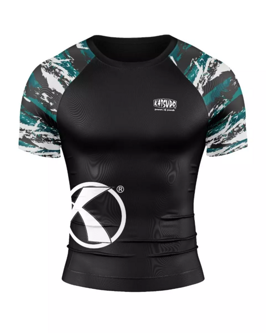 Katsudo Virago Funktionsshirt mit kurzen Ärmeln, camo