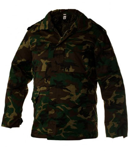 O&T Jacke prechodna Kennedy s odnimatelnym vnutrom vzor woodland