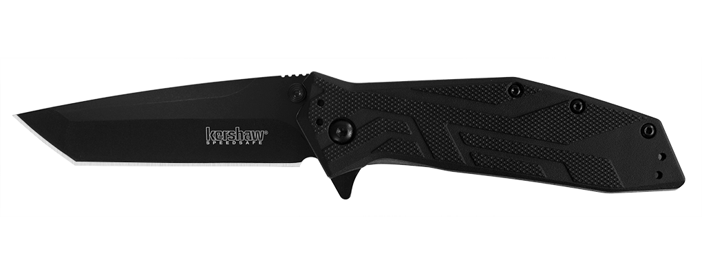 Kershaw BRAWLER Assist taschenmesser 7,6 cm ganz schwarz GFN