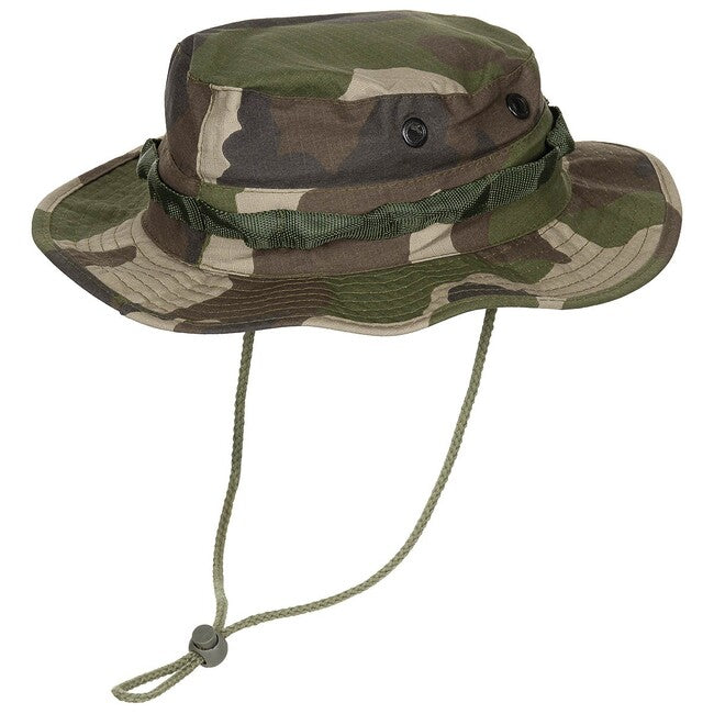 MFH Amerikanischer Hut GI Bush Rip stop mit Kordelzug, CCE camo