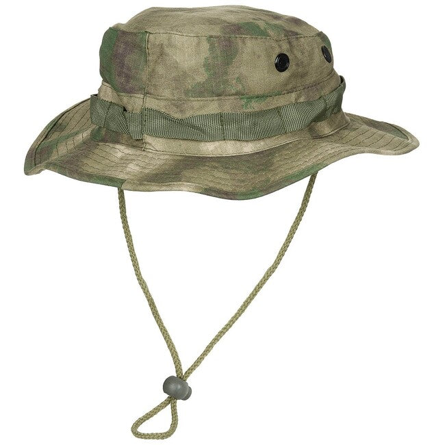 MFH Amerikanischer Hut GI Bush Rip stop mit Kordelzug, HDT-camo FG