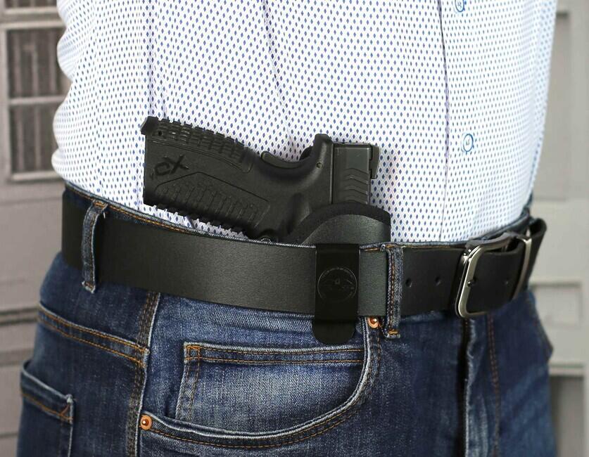 Falco Smith IWB nylonholster zum tragen in der hose Glock 26, schwarz rechts