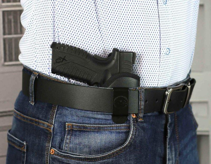 Falco Smith IWB nylonové puzdro pre nosenie vo vnútri nohavíc HK P30, čierne pravé