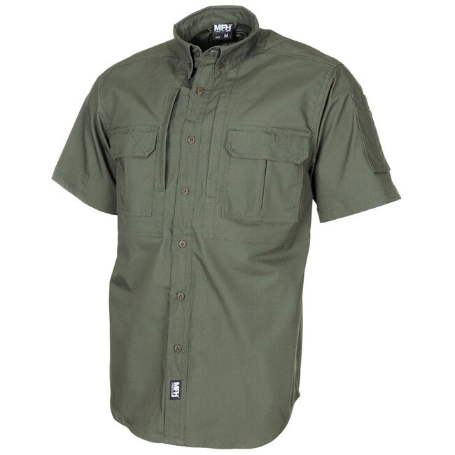 MFH Professional T-Shirt Attack Kurzarm, potiahnute teflonom, OD green