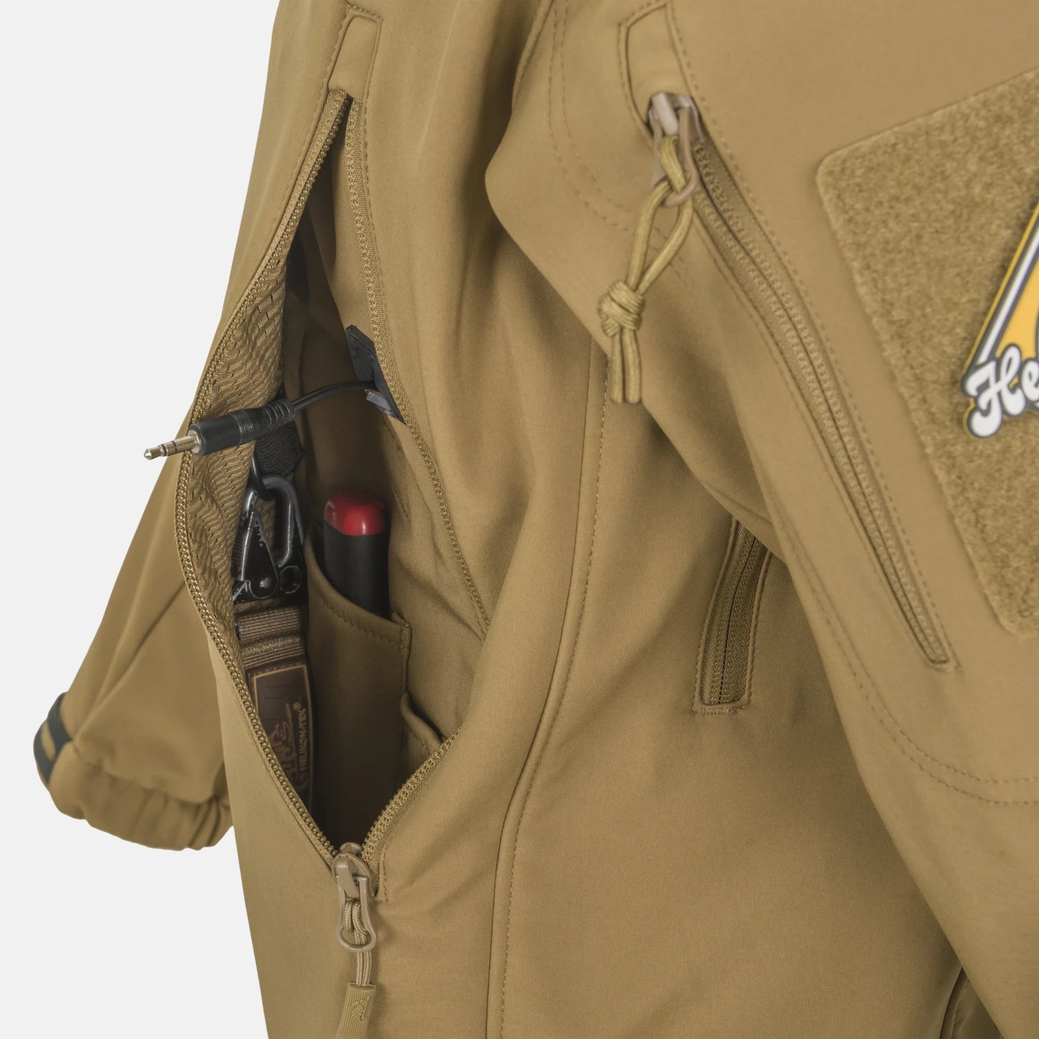 Helikon-Tex GUNFIGHTER bunda Shark Skin, Adaptive Green – detail 8