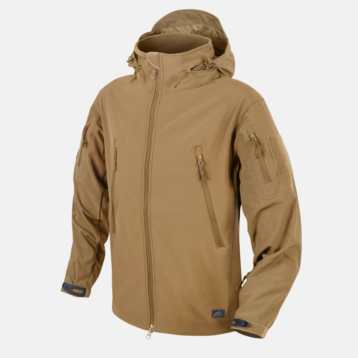 Helikon-Tex Gunfighter vode a vetruodolná bunda, shadow grey – kapucňa