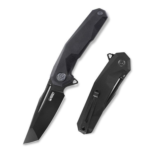 KUBEY Carve Dark Night schließmesser (D2)