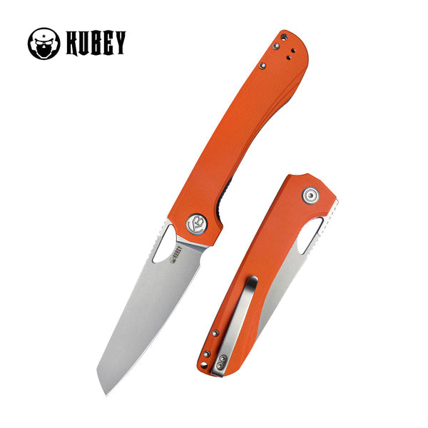 KUBEY Elang Orange G10 Schließmesser