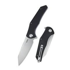 KUBEY Flash KUBEY-Messer Stahl AUS 10, schwarz