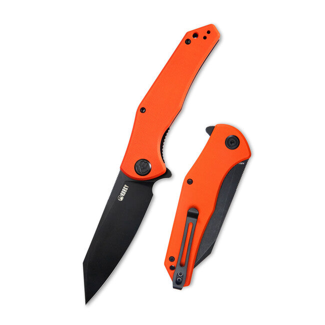 KUBEY Flash Stahl AUS 10 messer, orange
