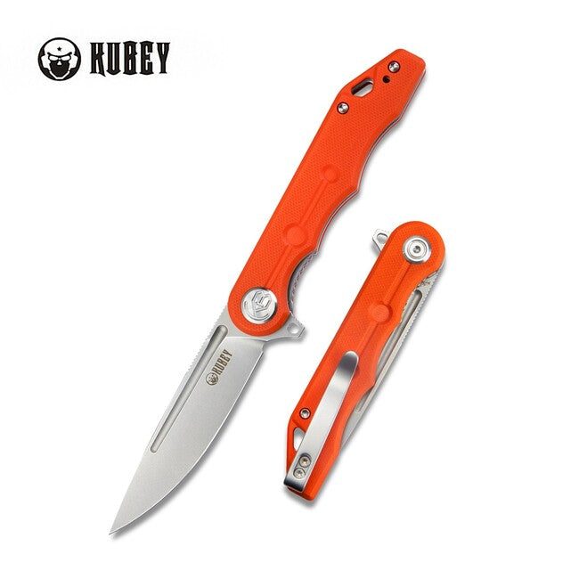 KUBEY Mizo Orange G10 schließmesser