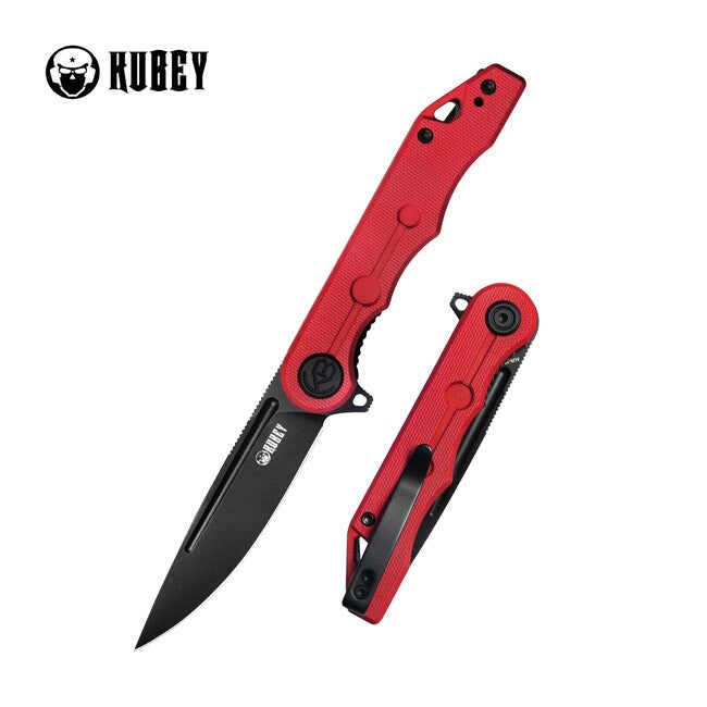 KUBEY Mizo schließmesser Rot & Schwarz