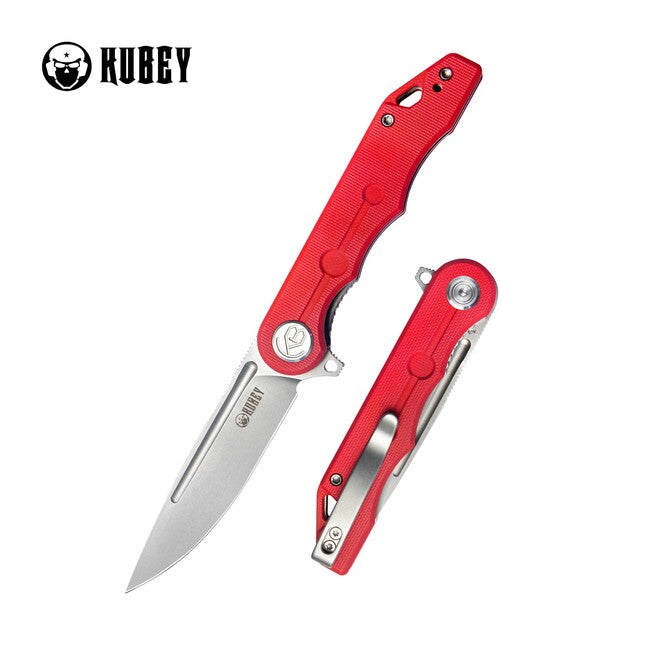KUBEY Mizo Rot G10 Schließmesser