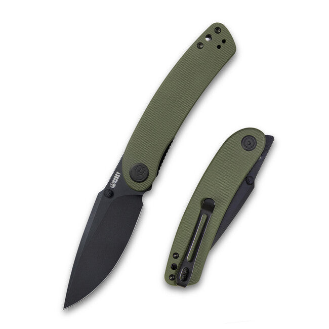 KUBEY Momentum Grün & Schwarz (AUS-10) Schließmesser
