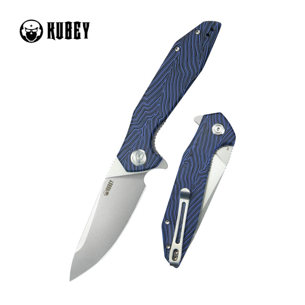 KUBEY Nova Blue Dam Schließmesser