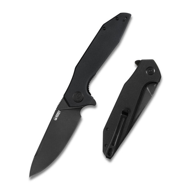 KUBEY Nova Dark Night schließmesser, stahl D2