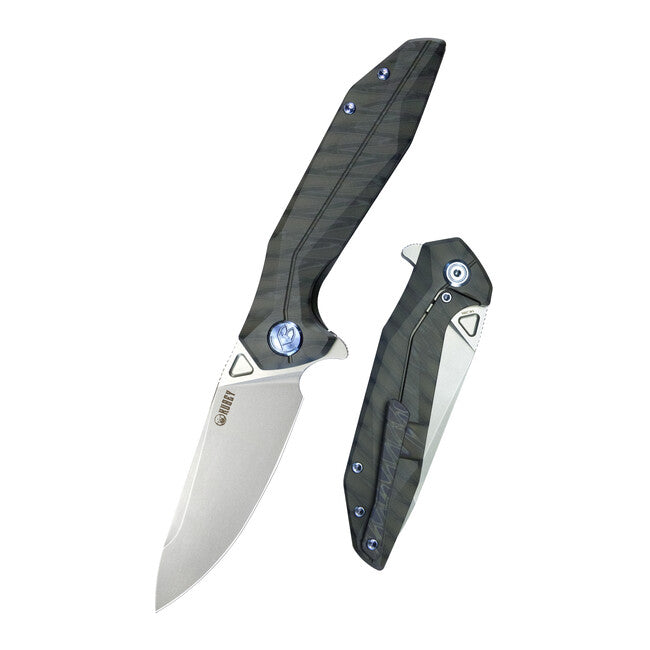 KUBEY Nova Flame Titanium Schließmesser