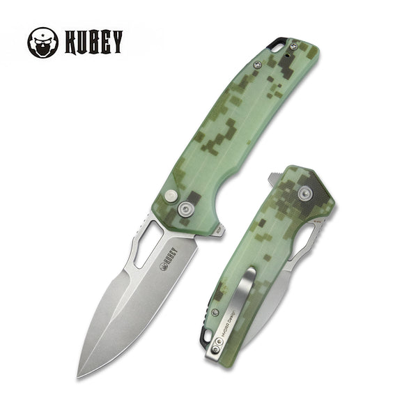 KUBEY RDF tan G10 taschenmesser