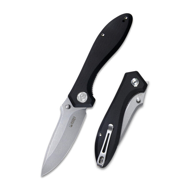 KUBEY Ruckus schwarz G10 Schließmesser