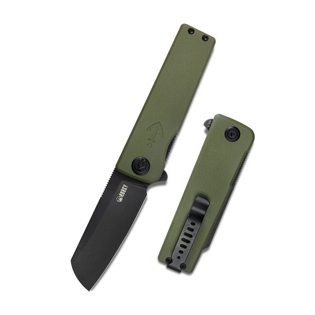 KUBEY Sailor Grün & Schwarz Schließmesser