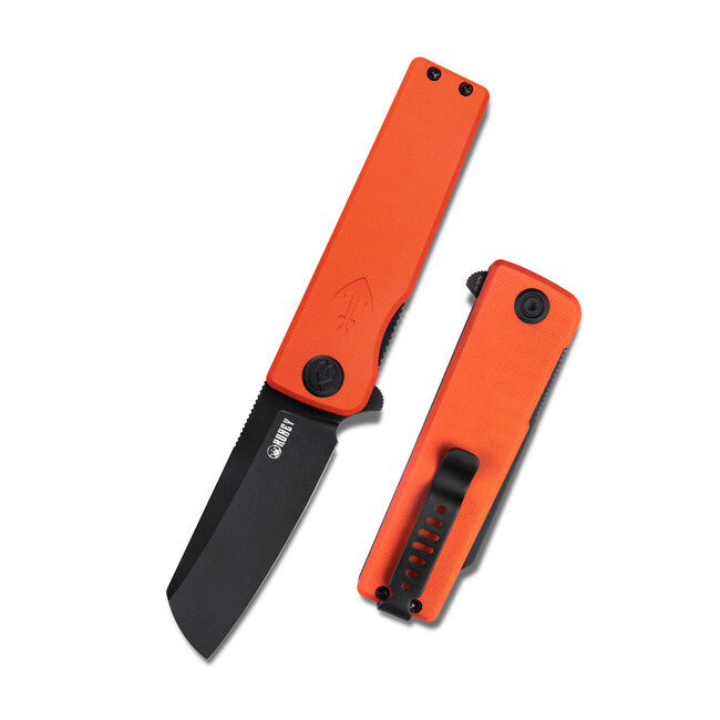KUBEY Sailor Orange & Schwarz Schließmesser