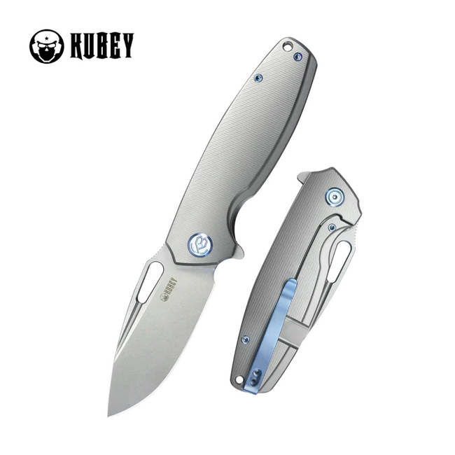 KUBEY Tityus ContouRed Titanium schließmesser