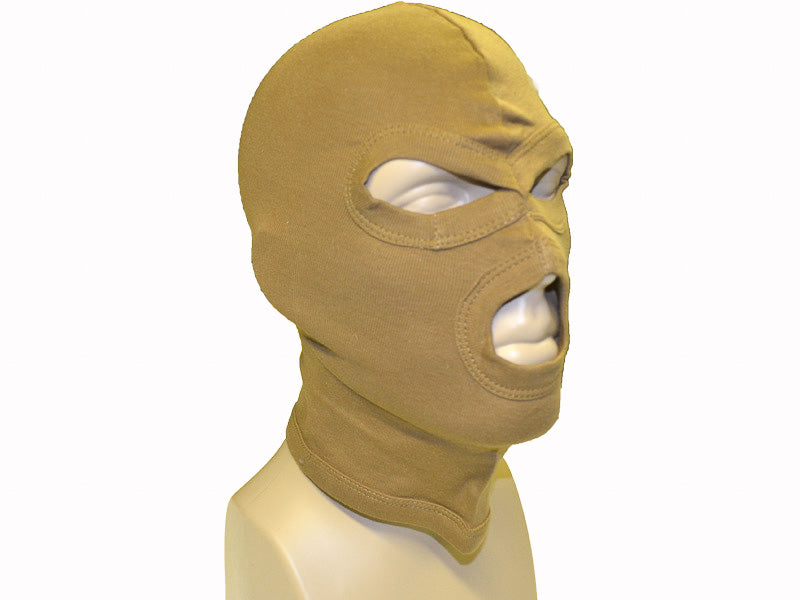 MFH Balaclava, 3-Loch, coyote