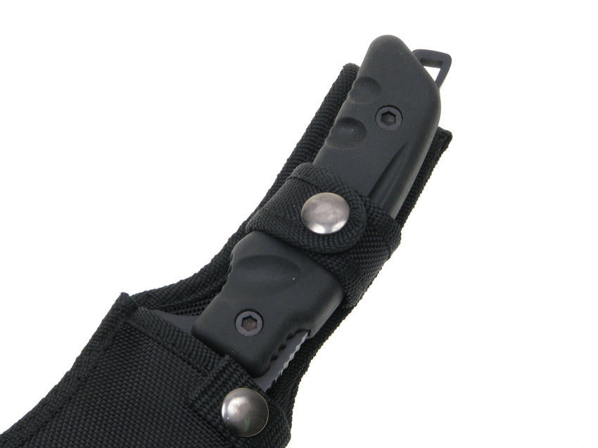 MFH Kukri Machete, Black with Sheath