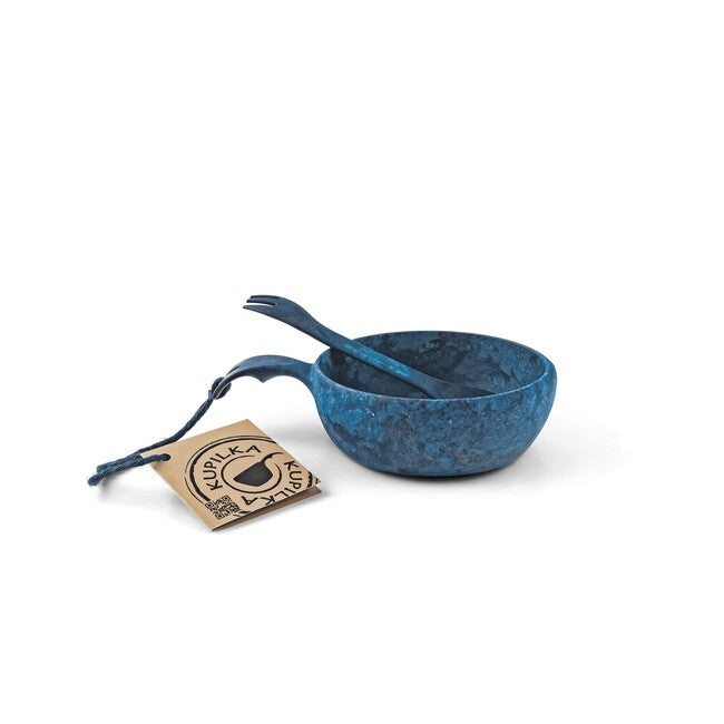 Kupilka 33 + Spork Set aus Schüssel und Löffel mit Gabel in einem, blau