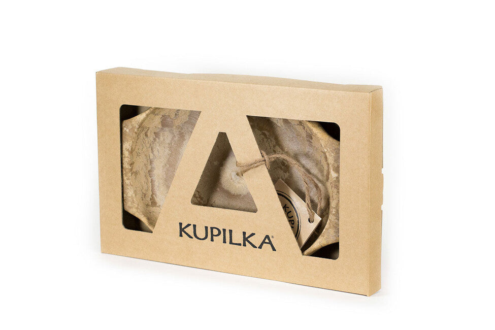 Kupilka 44 Plate flacher Teller mit Umschlag, braun