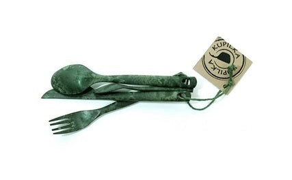 Kupilka CUTLERY Campingbesteck, grün