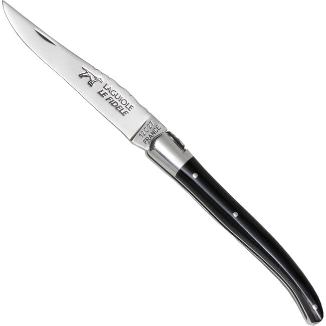 Laguiole le Fidele Laguiole Bufallo Horn Kl taschenmesser 85 mm