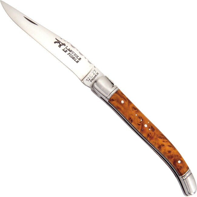 Laguiole le Fidele taschenmesser Laguiole Thuja Holzgriff 9cm