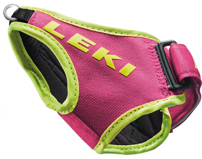 LEKI Trigger Shark Frame Strap S/M/L, pink-limettengrün