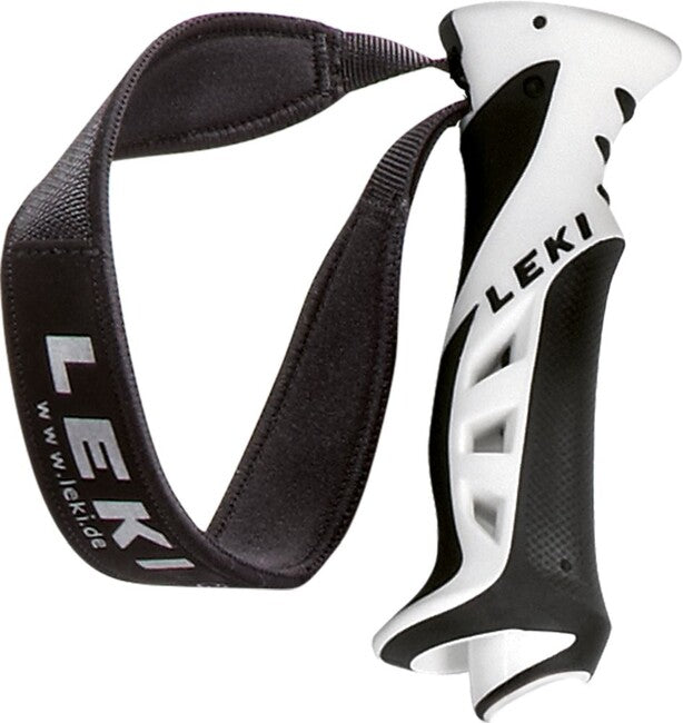 LEKI PAS-V2 Soft mit Schlaufe LSS-N 18 mm, weiß/schwarz