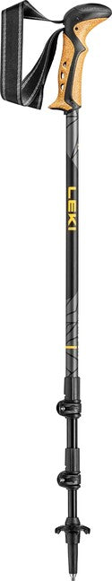 LEKI Khumbu Lite trekkingstöcke, schwarz-dunkel-anthrazit-mango, 100 - 135 cm