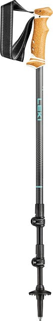 LEKI Lhasa trekkingstöcke 90 - 125 cm, silber-grau-dunkel-anthrazit-mint
