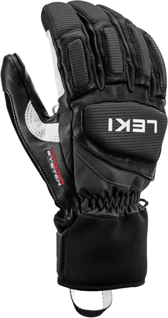 LEKI Griffin Pro 3D Winterhandschuhe, schwarz und weiß