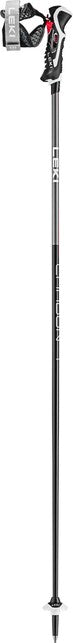 LEKI Carbon 14 3D Skistöcke, schwarz/dunkel anthrazit/hellrot