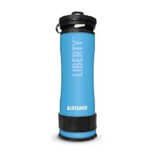 Lifesaver Water Filtration and Purification Bottle 400ml, Blue
