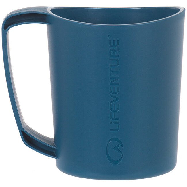 Lifeventure Ellipse Großer Becher 450 ml, navy blau