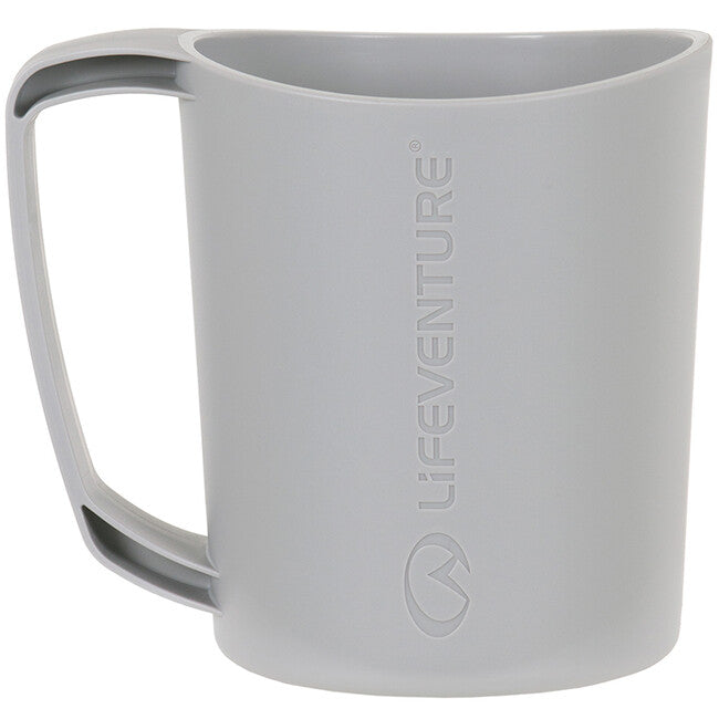 Lifeventure Ellipse Großer Becher 450 ml, hellgrau
