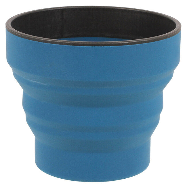 Lifeventure Silikon-Faltbecher Ellipse Flexi Becher 350 ml, navy blau
