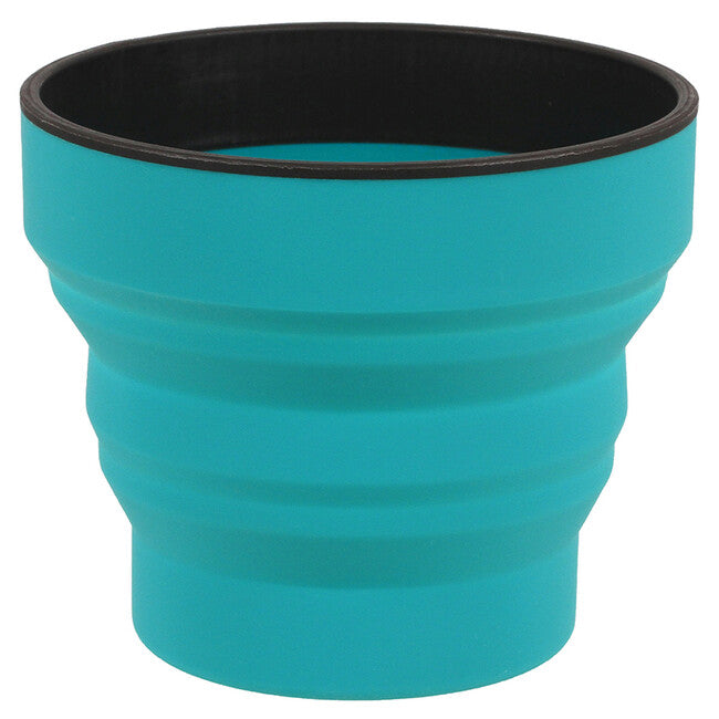 Lifeventure Ellipse Flexi Silikon-Faltbecher 350 ml, teal