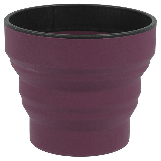 Lifeventure Ellipse Flexi Becher Silikon-Faltbecher 350ml, lila