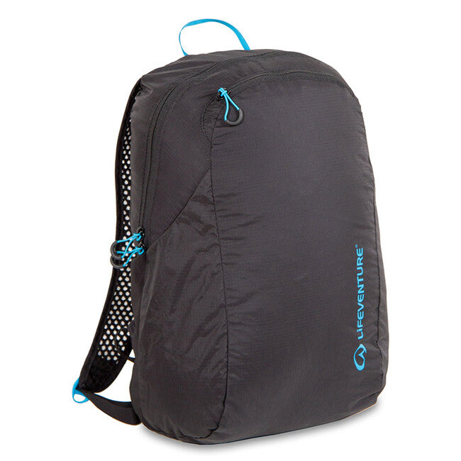 Lifeventure Faltbarer Packbarer Rucksack 16 l, schwarz